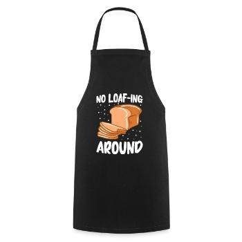 Brot backen Bäcker Bäckerei Brot machen - Kochschürze - Schwarz - Vorne - AI Model Male 185 dark (185cm)