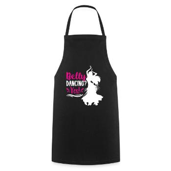 Funny Dance Quotes Funny Dancer Raqs sharqi Swing - Cooking Apron - black - Front - AI Model Male 185 dark (185cm)