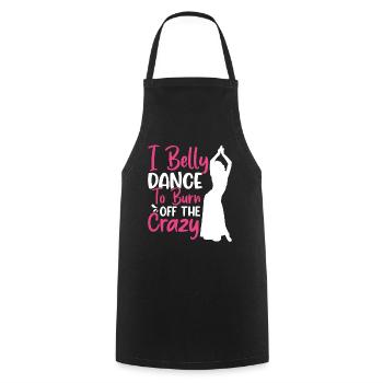 Funny Belly Dancer Belly Dancing Quotes Hop Dancer - Cooking Apron - black - Front - AI Model Male 185 dark (185cm)