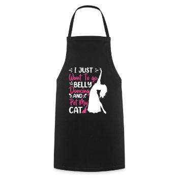 Funny Dance Quotes Funny Dancer Raqs sharqi Swing - Cooking Apron - black - Front - AI Model Male 185 dark (185cm)