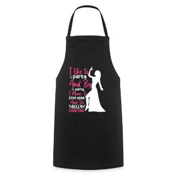 Funny Dance Quotes Funny Dancer Raqs sharqi Swing - Cooking Apron - black - Front - AI Model Male 185 dark (185cm)