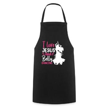 Belly Dancing Quotes Hop Dancer Funny Belly Dancer - Cooking Apron - black - Front - AI Model Male 185 dark (185cm)