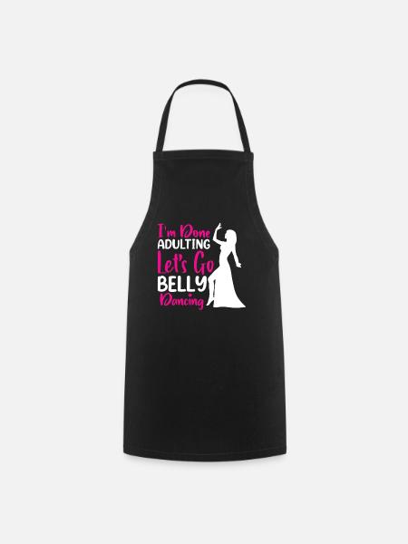 Funny Dance Quotes Funny Dancer Raqs sharqi Swing - Cooking Apron - black