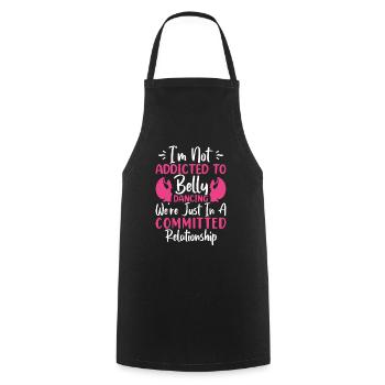Funny Dance Quotes Funny Dancer Raqs sharqi Swing - Cooking Apron - black - Front - AI Model Male 185 dark (185cm)