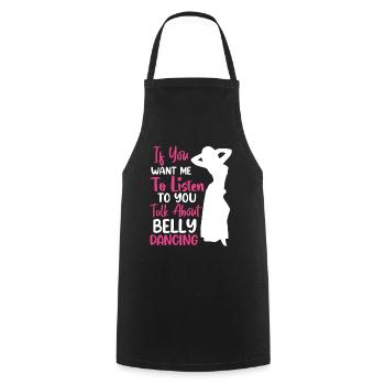 Funny Dance Quotes Funny Dancer Raqs sharqi Swing - Cooking Apron - black - Front - AI Model Male 185 dark (185cm)
