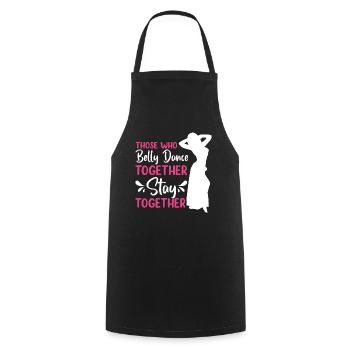 Funny Dance Quotes Funny Dancer Raqs sharqi Swing - Cooking Apron - black - Front - AI Model Male 185 dark (185cm)
