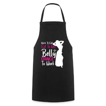 Funny Dance Quotes Funny Dancer Raqs sharqi Swing - Cooking Apron - black - Front - AI Model Male 185 dark (185cm)