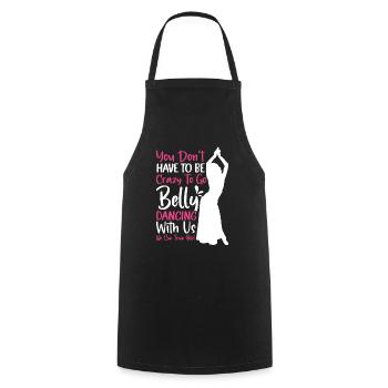 Funny Dance Quotes Funny Dancer Raqs sharqi Swing - Cooking Apron - black - Front - AI Model Male 185 dark (185cm)