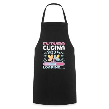 Become a cousin Cousin 2024 - Cooking Apron - black - Front - AI Model Male 185 dark (185cm)