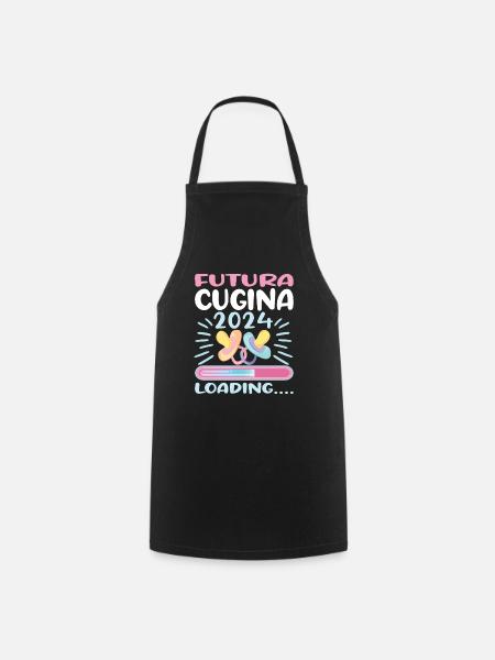Devenez cousin Cousin 2024 - Tablier de cuisine - noir