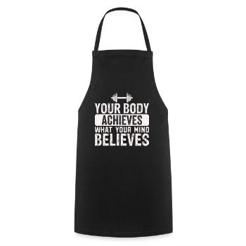 Funny Quotes And Jokes Hilarious Sayings And Humor - Kochschürze - Schwarz - Vorne - AI Model Male 185 dark (185cm)