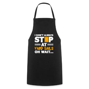 Coupon de points - Tablier de cuisine - noir - Devant - AI Model Male 185 dark (185cm)