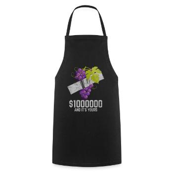 Duct Tape Currant Fruit Lover Funny Quote - Cooking Apron - black - Front - AI Model Male 185 dark (185cm)