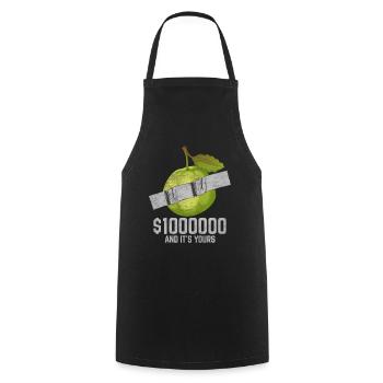 Duct Tape Ugli Fruit Fruit Lover Funny Quote - Cooking Apron - black - Front - AI Model Male 185 dark (185cm)