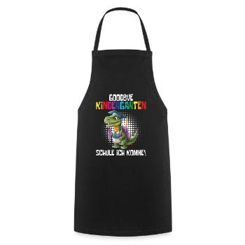 School child 2024 School enrolment 2024 Back to school - Cooking Apron - black - Front - AI Model Male 185 dark (185cm)