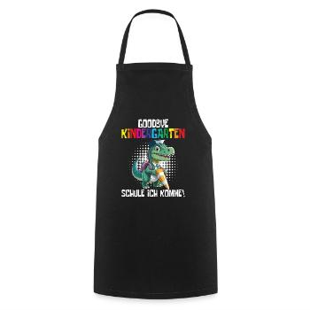 School child 2024 School enrolment 2024 Back to school - Cooking Apron - black - Front - AI Model Male 185 dark (185cm)
