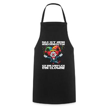 Carnival Costume Carnival Carnival - Cooking Apron - black - Front - AI Model Male 185 dark (185cm)