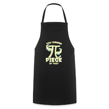 Pi Day You Wanna Pi Piece Of This - Cooking Apron - black - Front - AI Model Male 185 dark (185cm)