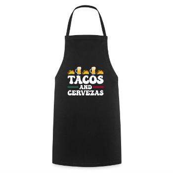Cinco de Mayo - Tablier de cuisine - noir - Devant - AI Model Male 185 dark (185cm)