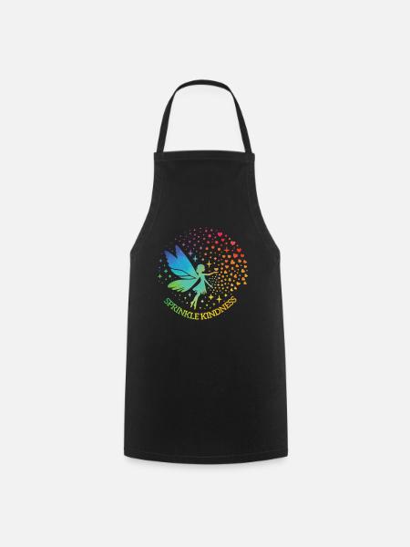 Sprinkle Kindness like Confetti Fee - Kochschürze - Schwarz