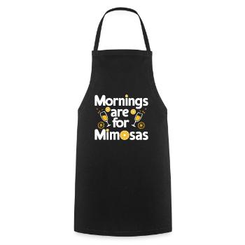 Der Vormittag ist für Mimosas Lover Cocktail Holiday - Kochschürze - Schwarz - Vorne - AI Model Male 185 dark (185cm)