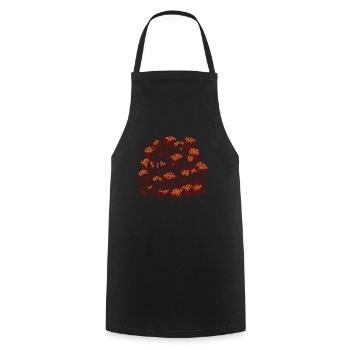 Live Laugh Brownies pour les amateurs de brownies drôle - Tablier de cuisine - noir - Devant - AI Model Male 185 dark (185cm)