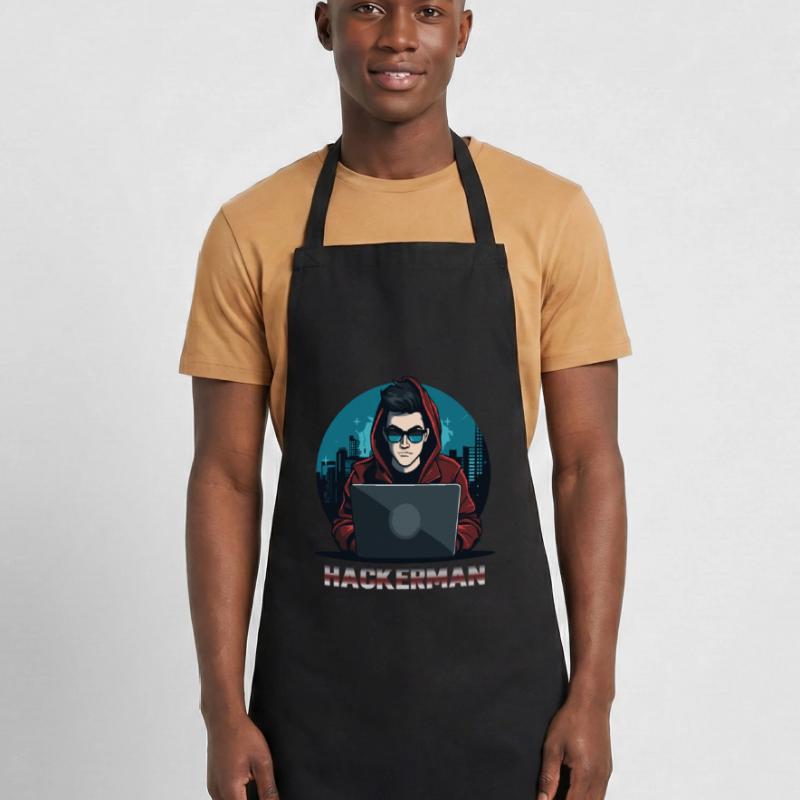 Cool Hacker Codage Spécialiste de l’informatique Hackerman Tablier de cuisine