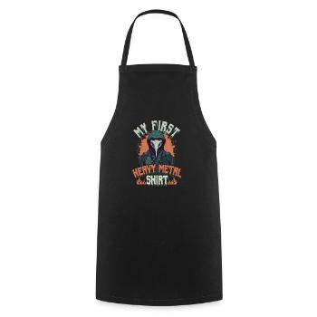Premier groupe de heavy metal de la musique rock - Tablier de cuisine - noir - Devant - AI Model Male 185 dark (185cm)