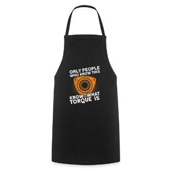 Rotary Wankel Motor Torque Car Engineering Tuning - Cooking Apron - black - Front - AI Model Male 185 dark (185cm)