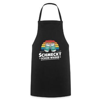 C’est à nouveau bon Bière en canette Tente du festival - Tablier de cuisine - noir - Devant - AI Model Male 185 dark (185cm)