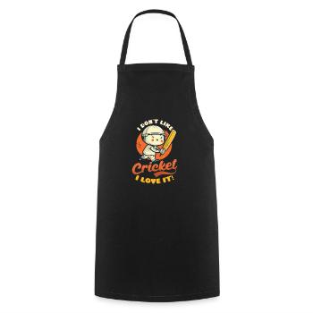 Les joueurs de cricket n’aiment pas le cricket - Tablier de cuisine - noir - Devant - AI Model Male 185 dark (185cm)