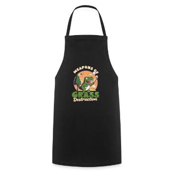 Golfing Weapons Of Grass Destruction - Cooking Apron - black - Front - AI Model Male 185 dark (185cm)