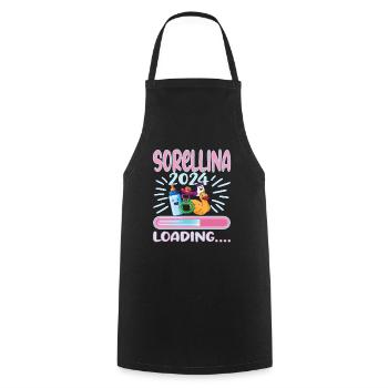 Futura Sorellina 2024 Loading - Cooking Apron - black - Front - AI Model Male 185 dark (185cm)