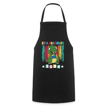 Daycare Leavers 2024 School Enrollment 2024 - Cooking Apron - black - Front - AI Model Male 185 dark (185cm)