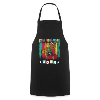 Daycare Leavers 2024 School Enrollment 2024 - Cooking Apron - black - Front - AI Model Male 185 dark (185cm)