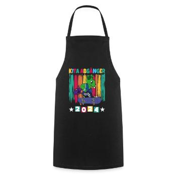 Daycare Leavers 2024 School Enrollment 2024 - Cooking Apron - black - Front - AI Model Male 185 dark (185cm)