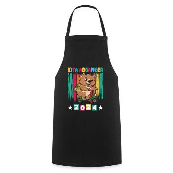 Daycare Leavers 2024 School Enrollment 2024 - Cooking Apron - black - Front - AI Model Male 185 dark (185cm)