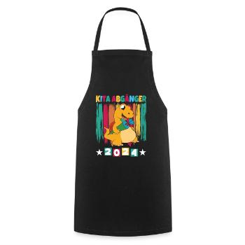 Daycare Leavers 2024 School Enrollment 2024 - Cooking Apron - black - Front - AI Model Male 185 dark (185cm)