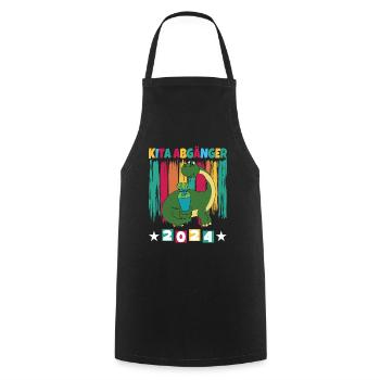 Daycare Leavers 2024 School Enrollment 2024 - Cooking Apron - black - Front - AI Model Male 185 dark (185cm)