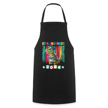 Daycare Leavers 2024 School Enrollment 2024 - Cooking Apron - black - Front - AI Model Male 185 dark (185cm)