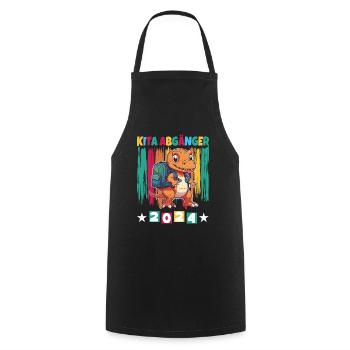 Daycare Leavers 2024 School Enrollment 2024 - Cooking Apron - black - Front - AI Model Male 185 dark (185cm)