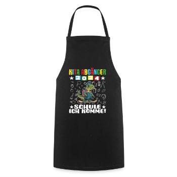 Daycare Leavers 2024 School Enrollment 2024 - Cooking Apron - black - Front - AI Model Male 185 dark (185cm)