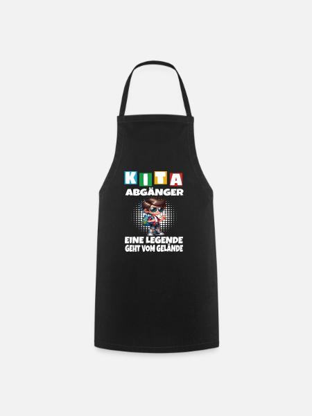 KITA Abgänger Schulkind Einschulung - Kochschürze - Schwarz