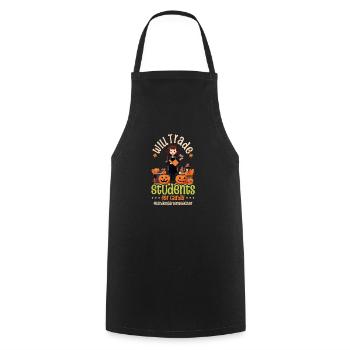 Kindergarten Teacher Trade Students For Candy - Cooking Apron - black - Front - AI Model Male 185 dark (185cm)