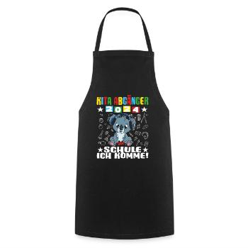 Daycare Leavers 2024 School Enrollment 2024 - Cooking Apron - black - Front - AI Model Male 185 dark (185cm)