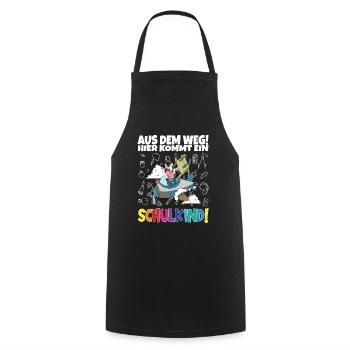 Écoliers 2024 Inscriptions scolaires Retour à l’école - Tablier de cuisine - noir - Devant - AI Model Male 185 dark (185cm)