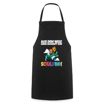 Schulkind 2024 Einschulung Schulanfang - Kochschürze - Schwarz - Vorne - AI Model Male 185 dark (185cm)