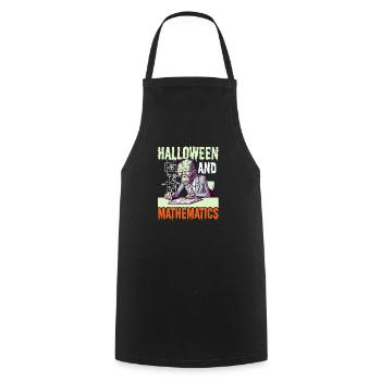 Halloween Mathe Lehrer Halloween Und Mathematik - Kochschürze - Schwarz - Vorne - AI Model Male 185 dark (185cm)