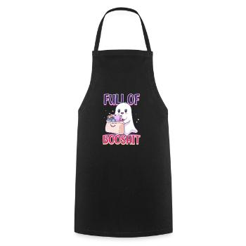 Booshit plein de booshit - Tablier de cuisine - noir - Devant - AI Model Male 185 dark (185cm)