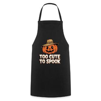 Zu Niedlich Zum Gruseln Halloween - Kochschürze - Schwarz - Vorne - AI Model Male 185 dark (185cm)